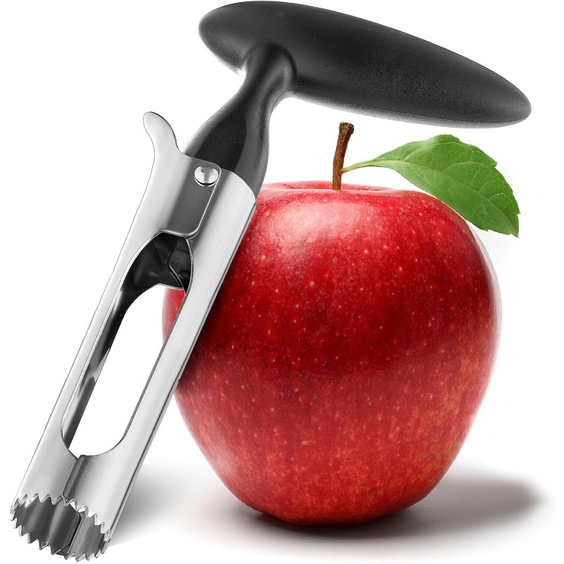 Apple Corer Slicer - Descorazonador de Manzanas Ergonómico de Acero