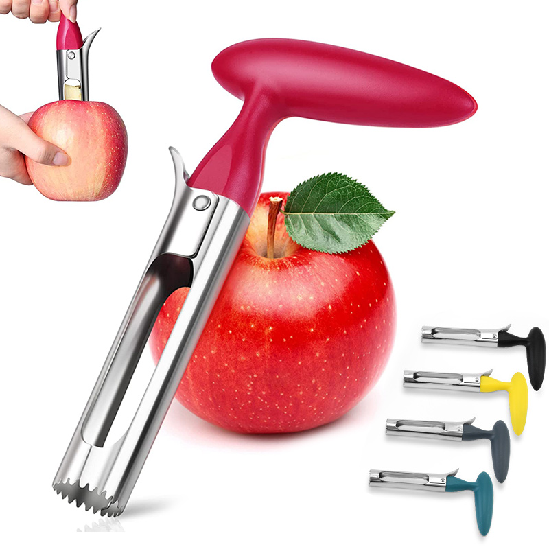 Apple Corer Slicer - Descorazonador de Manzanas Premium de Acero