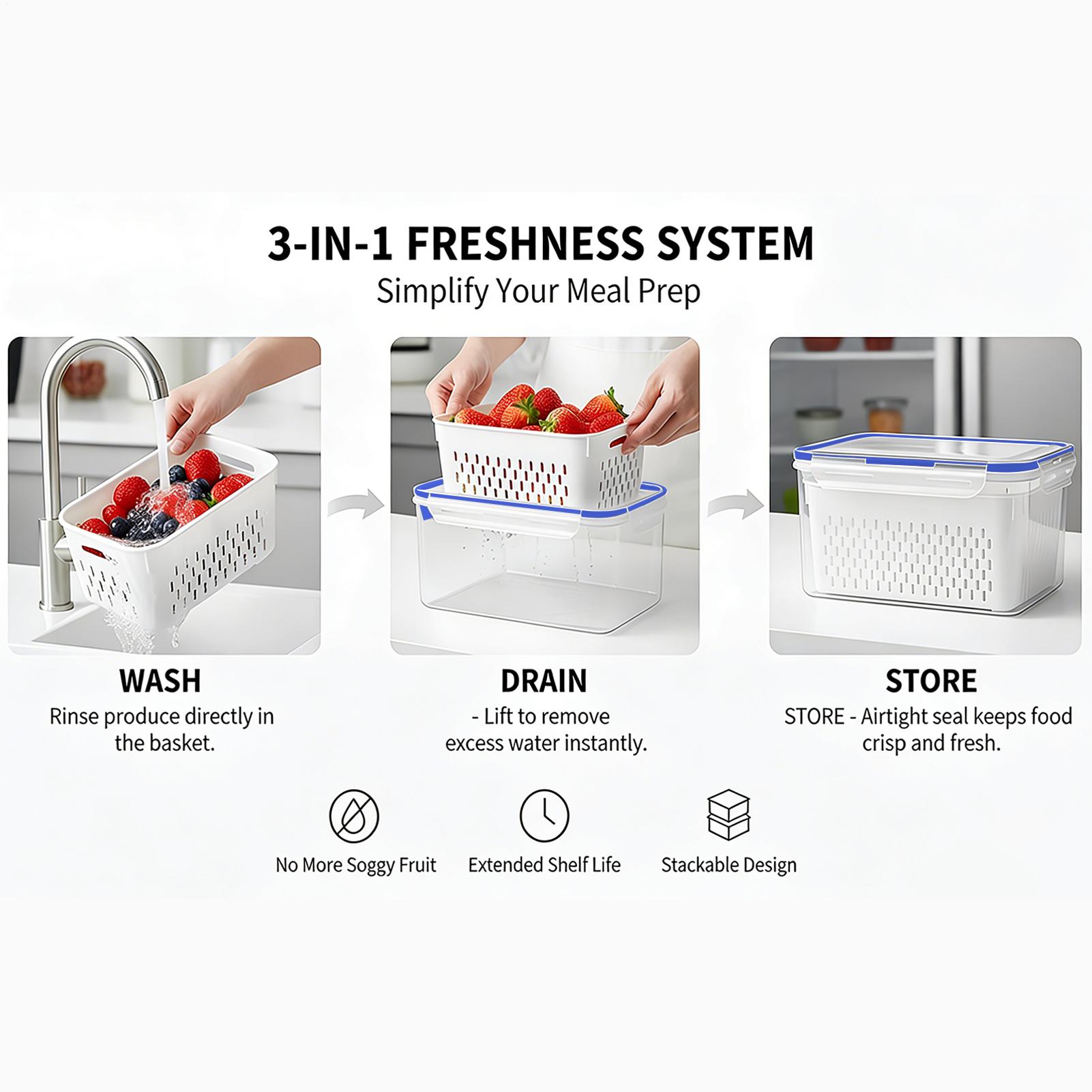 Food Storage Containers - Contenedor de almacenamiento de alimentos 4