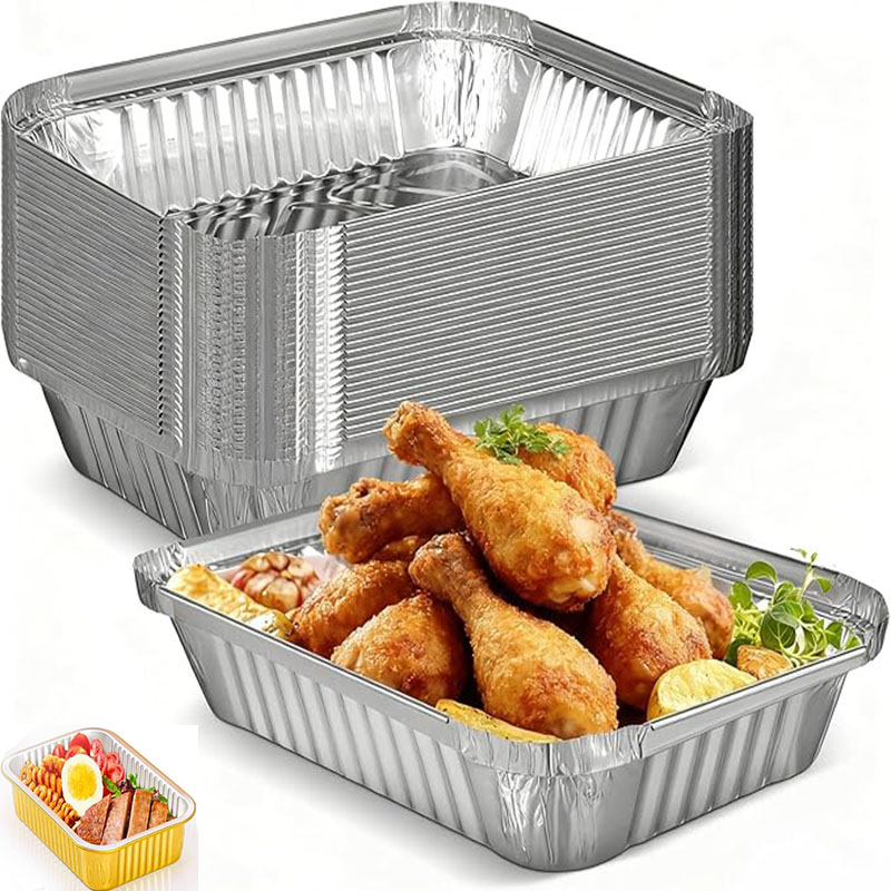 Food Storage Containers - Bandejas de Aluminio para Hornear, Recipientes