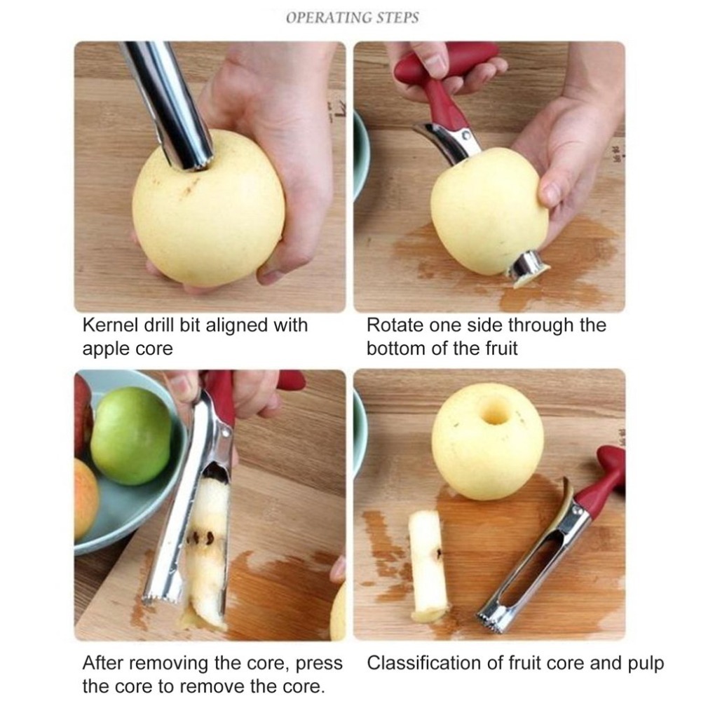 Apple Corer Slicer - Cortador de núcleo de manzana de