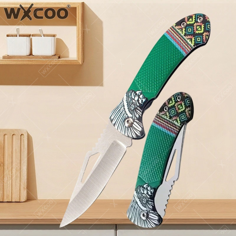Kitchen Gadgets Latest - Cuchillo Plegable WXCOO de Acero Inoxidable,