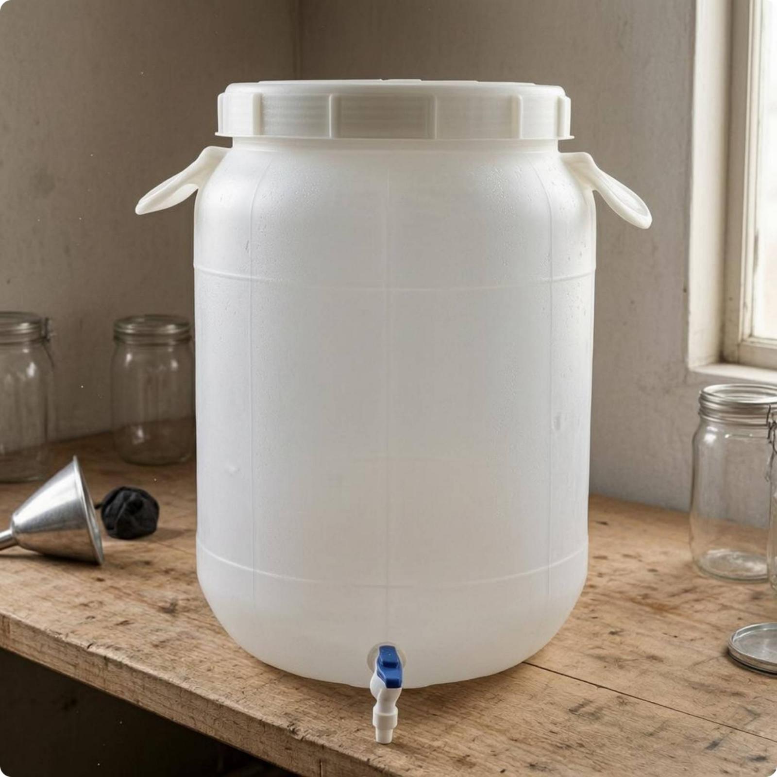 Food Storage Containers - Barril de Almacenamiento de Plástico de