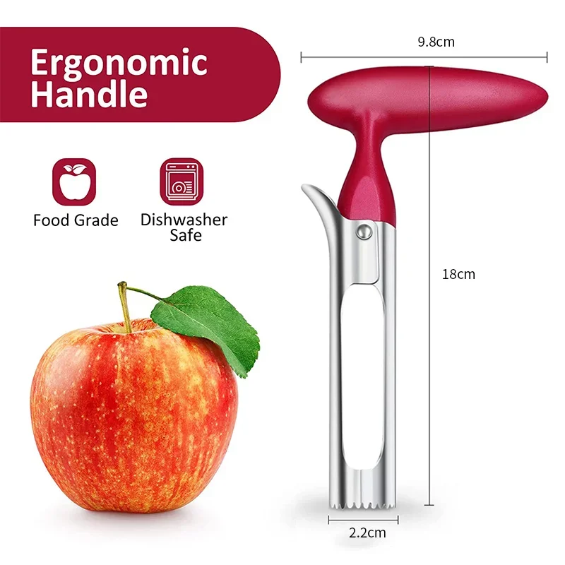 Apple Corer Slicer - Descorazonador de Manzanas Premium de Acero