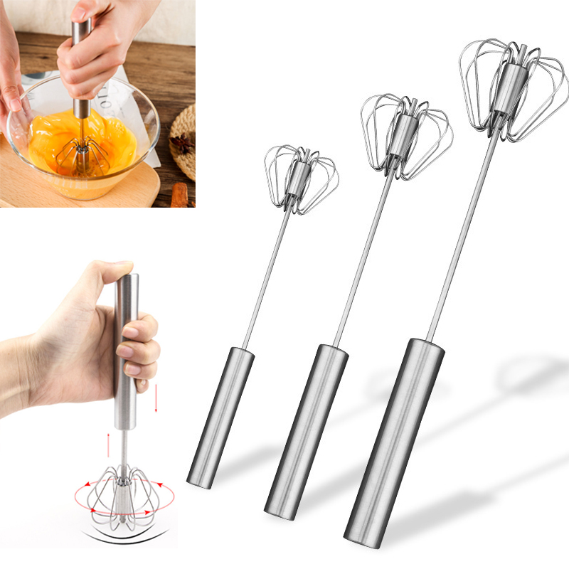 Quirky Kitchen Gadgets - Batidor de huevos de acero inoxidable