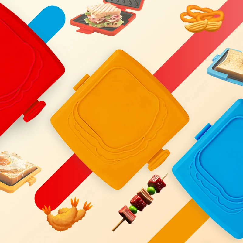 Juego de 3 tostadoras de sándw - Kitchen Gadgets Baking reseña y precio