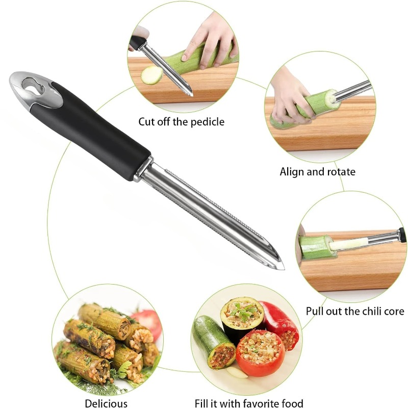 1 ud. Descorazonador portátil  - Apple Corer Slicer reseña y precio