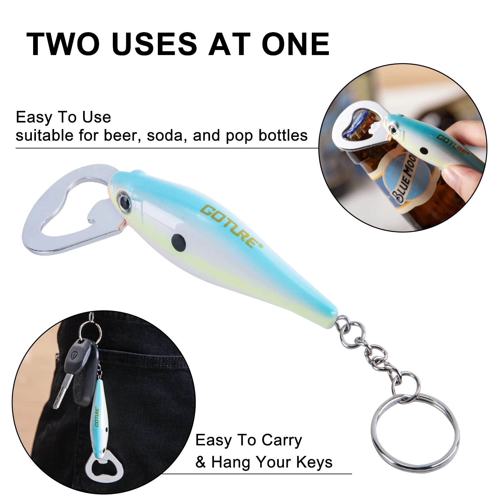 Goture-rebotellas con señuelo  - Quirky Kitchen Gadgets reseña y precio