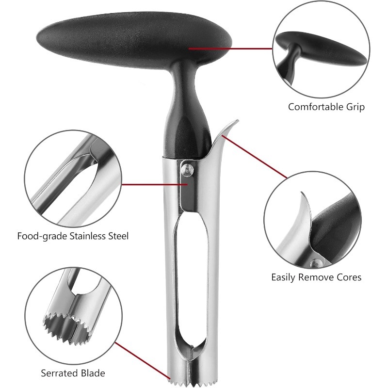 Descorazonador de Manzanas Erg - Apple Corer Slicer reseña y precio