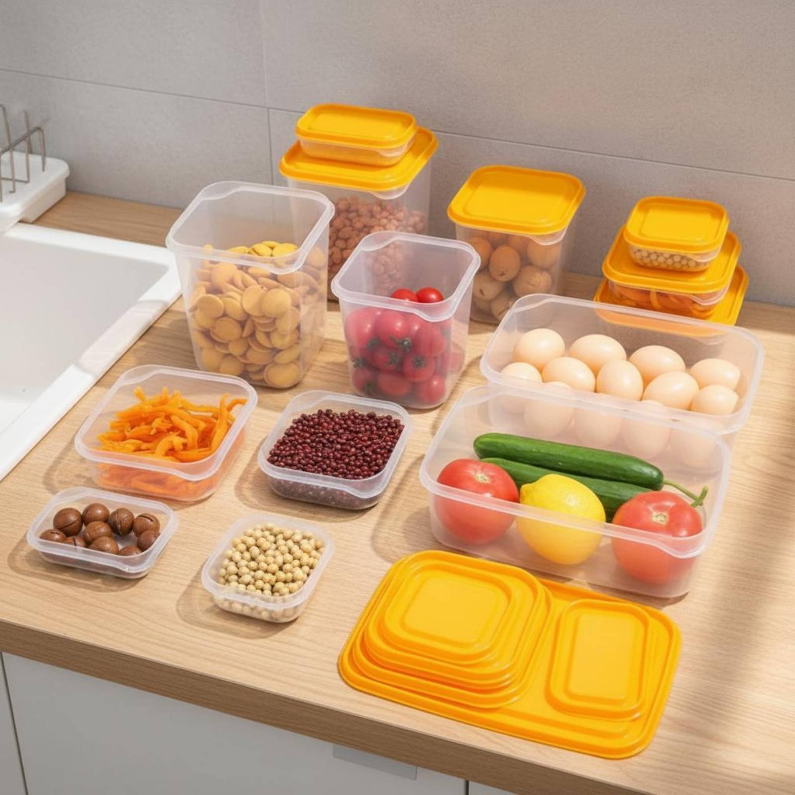 Juego de 17 Recipientes para R - Food Storage Containers reseña y precio