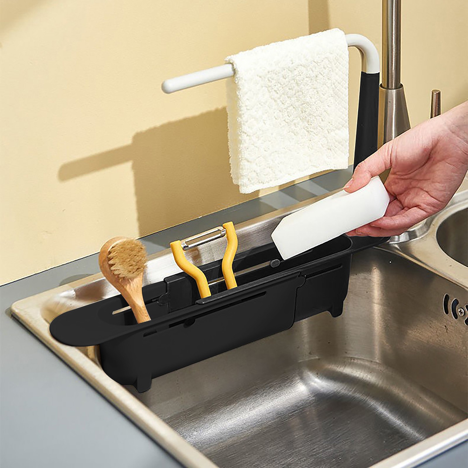Elescopic-estante escurridor p - Quirky Kitchen Gadgets reseña y precio