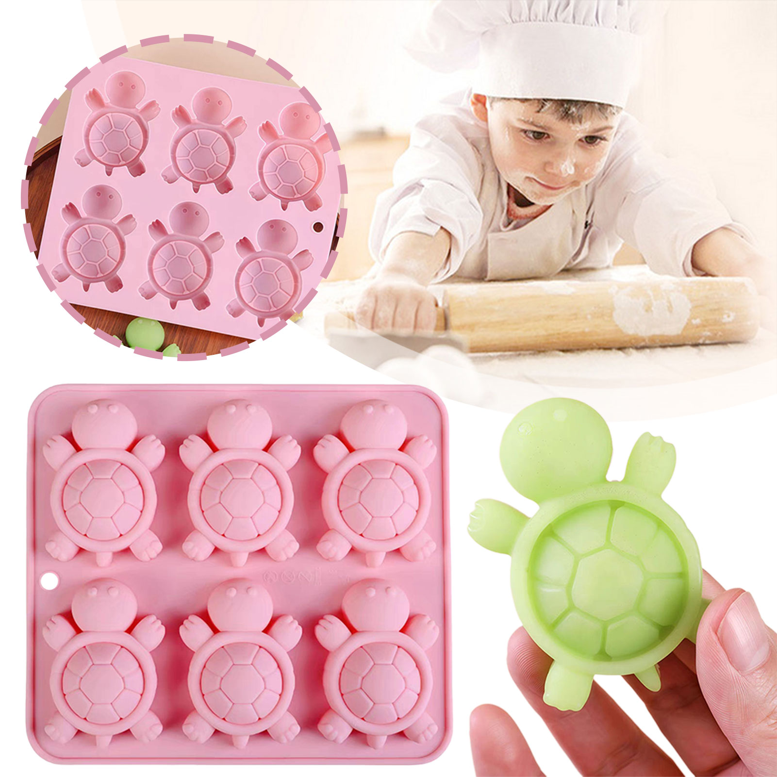 Tortugas Bandeja de hielo Tort - Kitchen Gadgets Baking reseña y precio