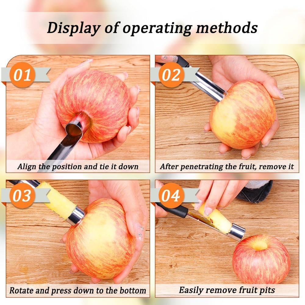 Corer de magdalenas de manzana - Apple Corer Slicer reseña y precio
