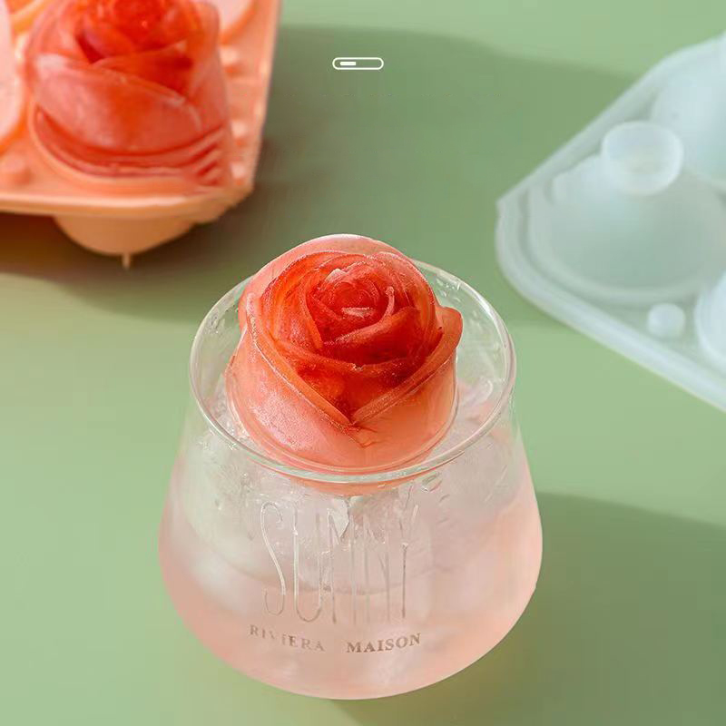 Moldes de hielo de rosas 3D, b - Kitchen Gadgets Baking reseña y precio