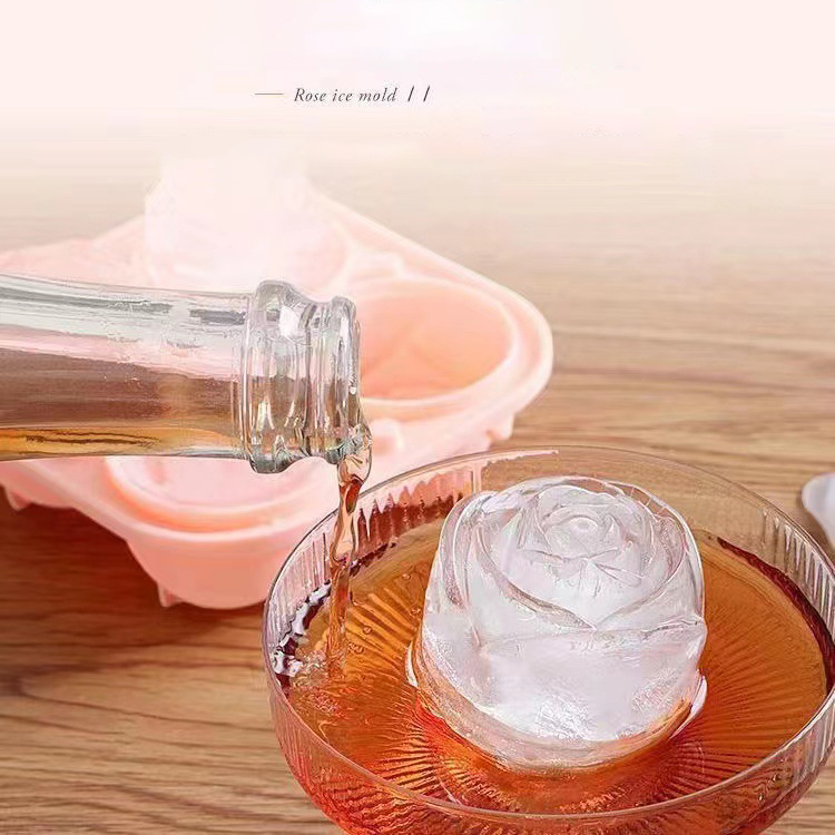 Moldes de hielo de rosas 3D, b - Kitchen Gadgets Baking reseña y precio
