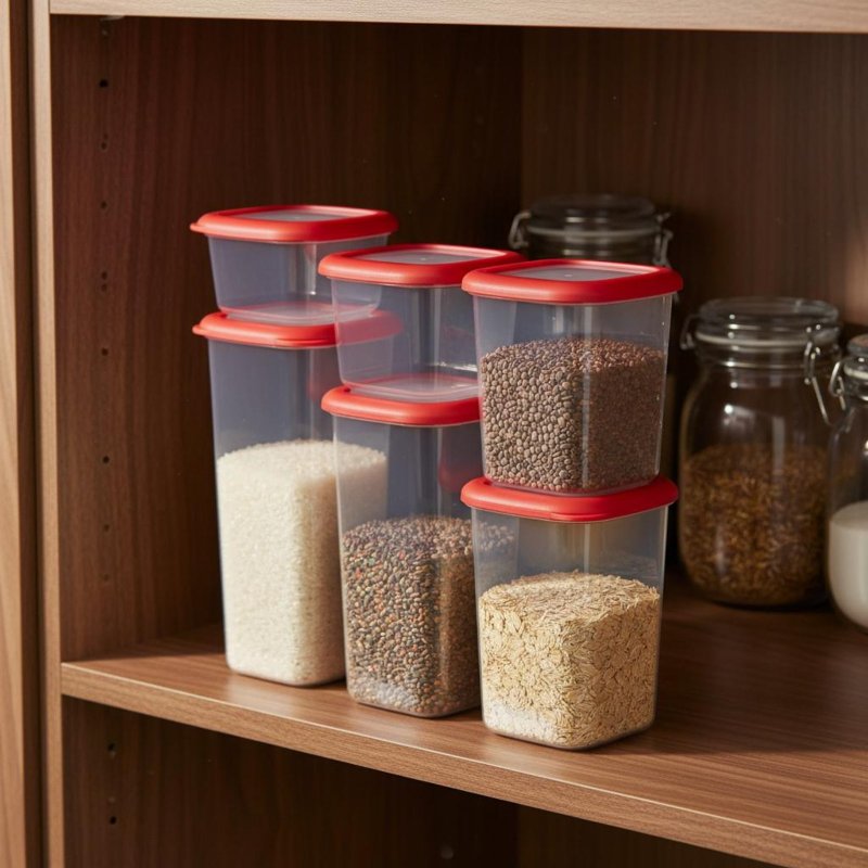 Juego de 6 Recipientes Herméti - Food Storage Containers reseña y precio