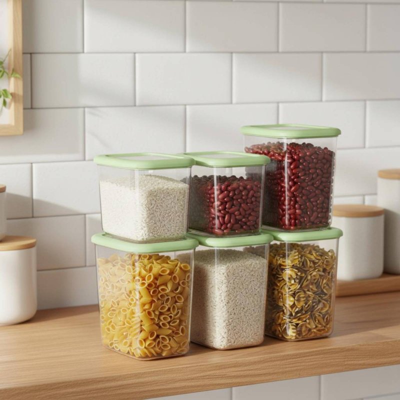 Juego de 6 Recipientes Herméti - Food Storage Containers reseña y precio