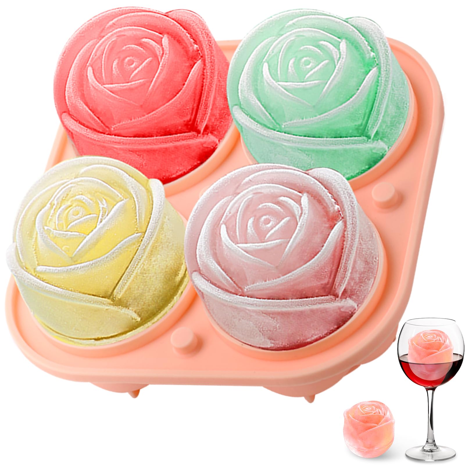 Moldes de Hielo de Silicona 3D - Kitchen Gadgets Baking reseña y precio
